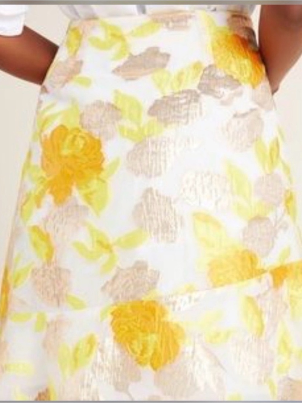 Maeve Anthropologie Flounced Jacquard Mini Skirt 8 - Picture 3 of 14